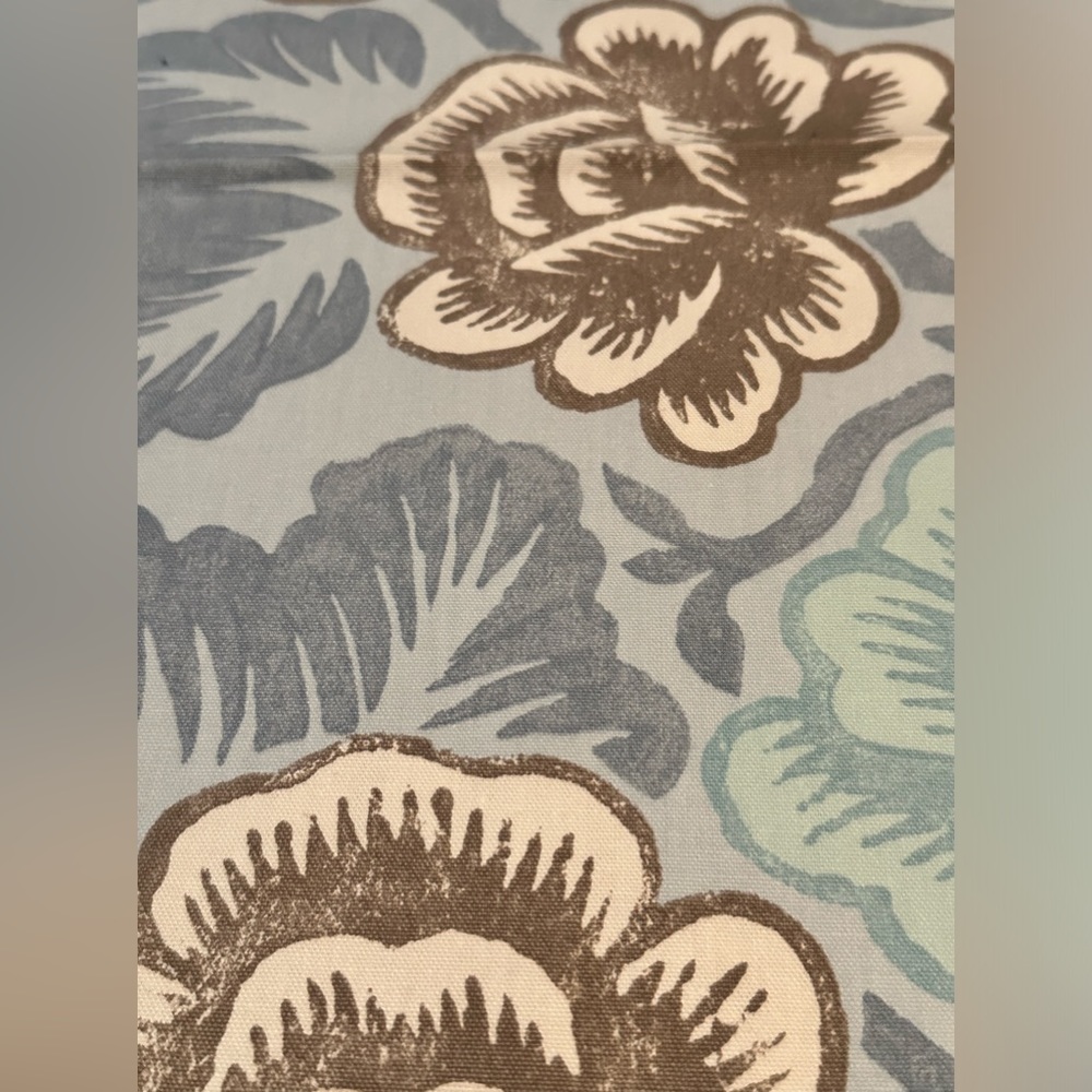 Designers Guild Fabric Sample Remnant Havana 100% Cotton Blue Washable - Picture 16 of 16